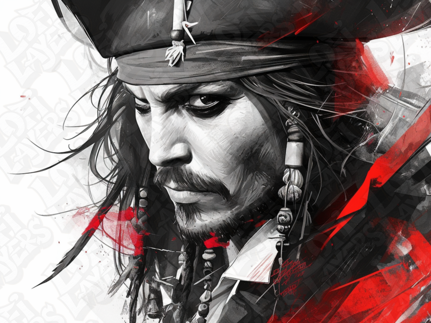 Jack Sparrow Hueforge