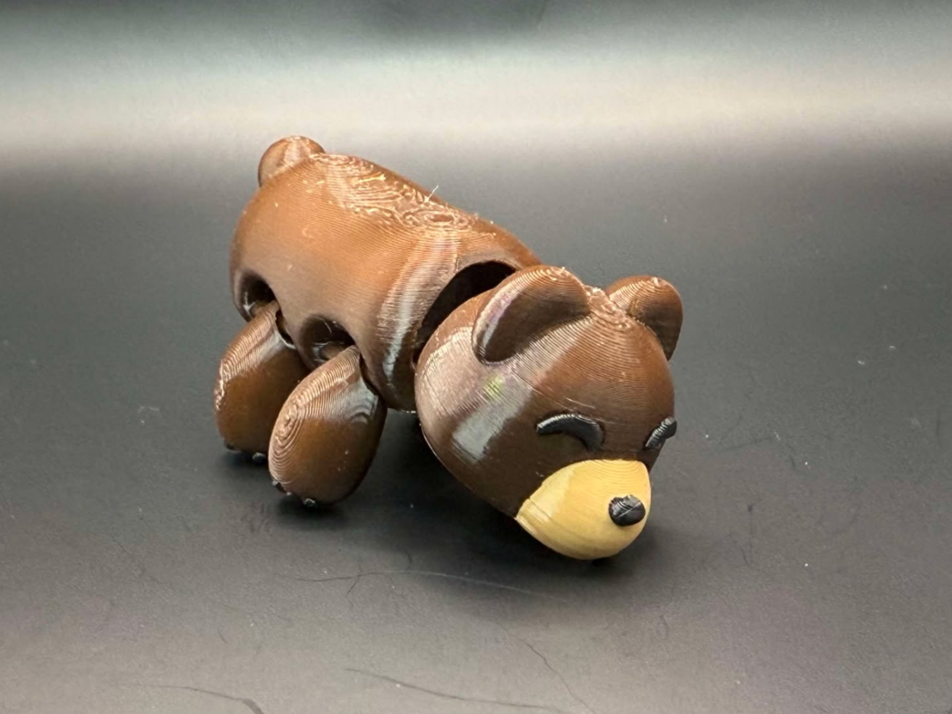Cute Tiny Articulated Bear with Paws | Flexi Bear