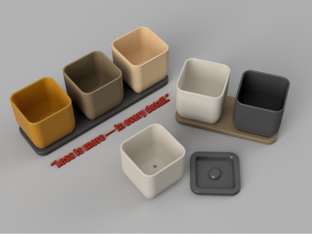 Modern Planter Set