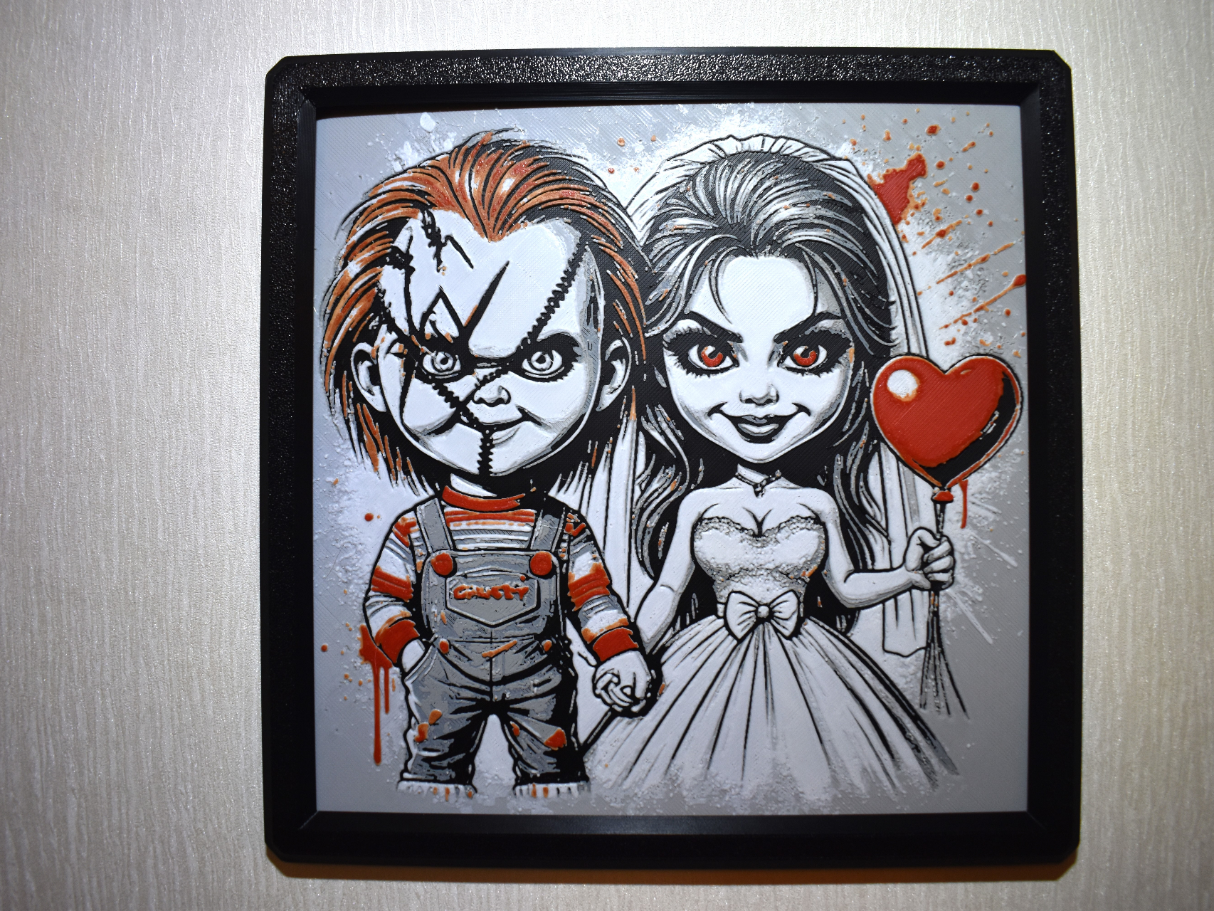 Chucky and his Bride Hueforge