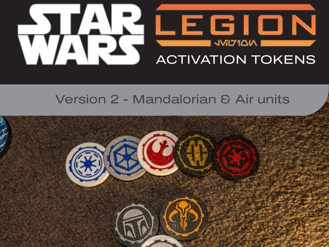 Starwars Legion Activation Tokens - Version 2