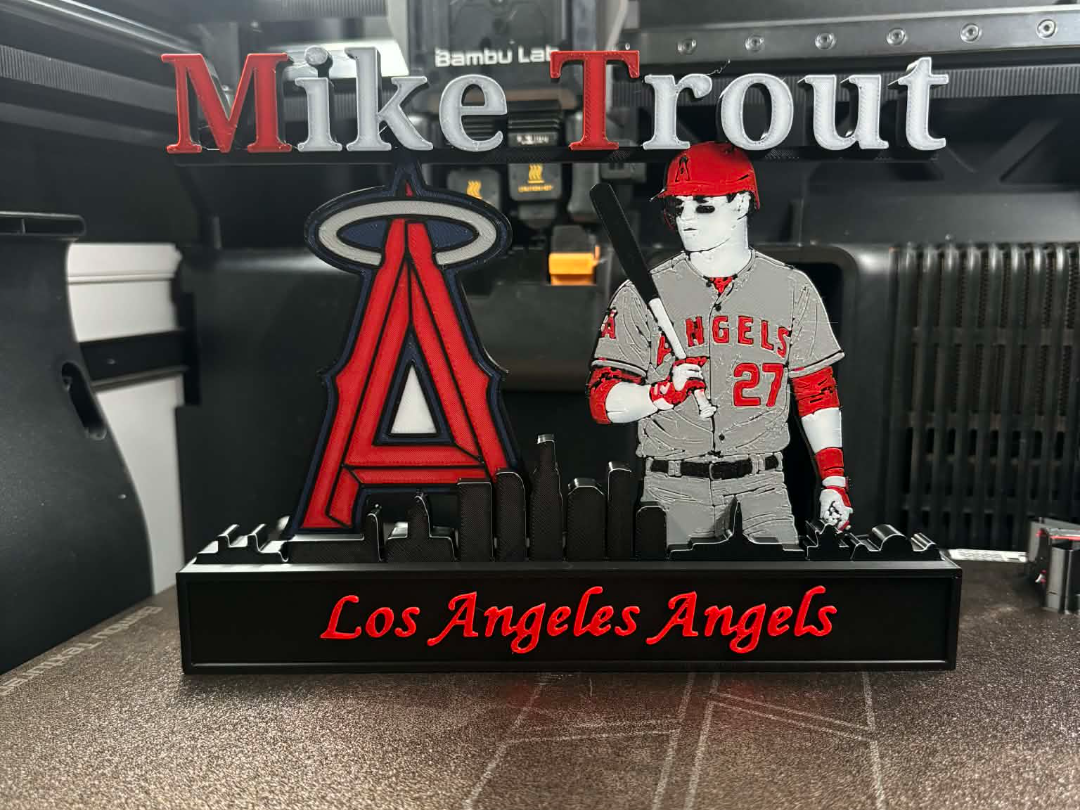 MLB - Los Angeles Angels Mike Trout display!