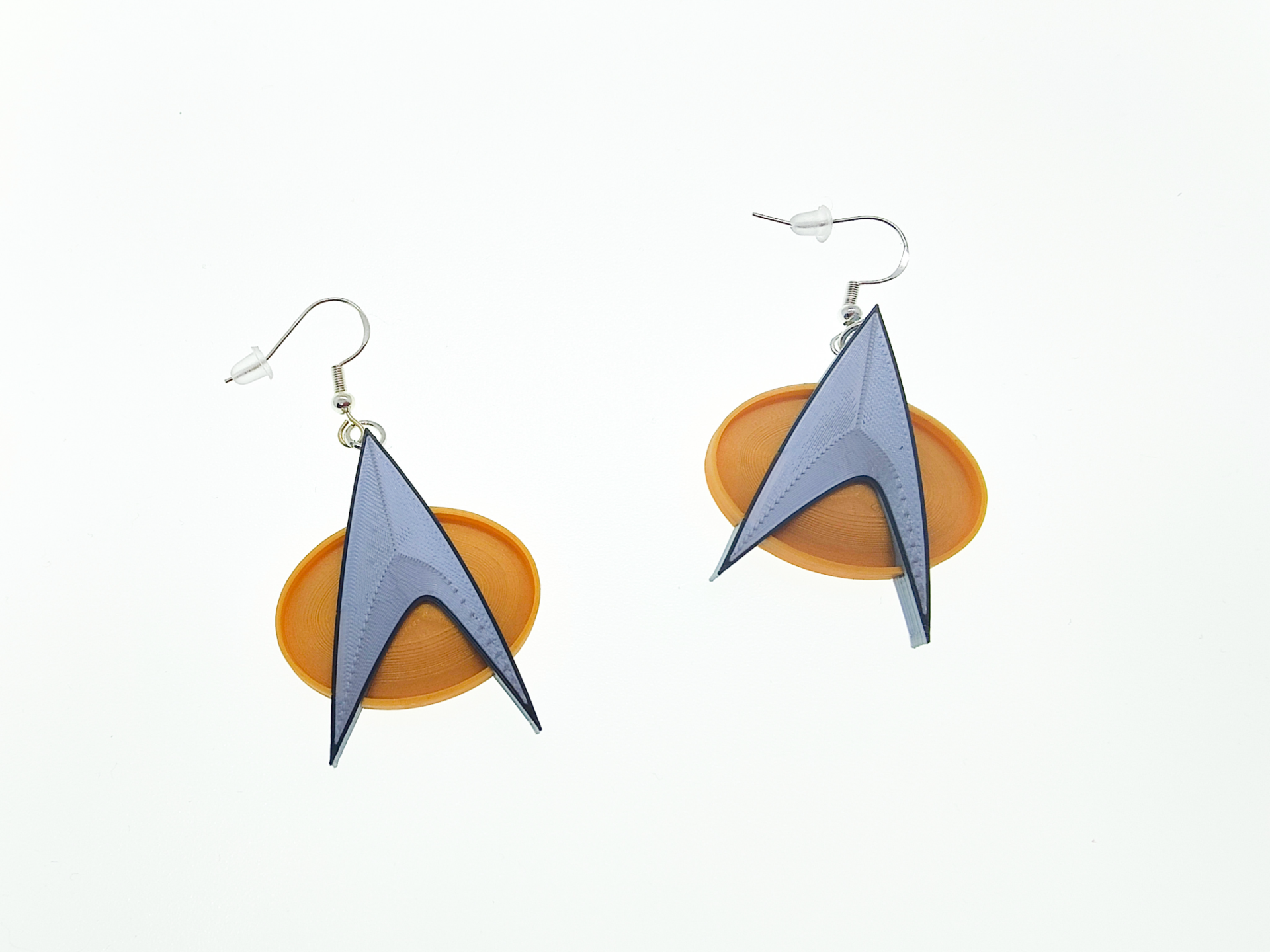 Star Trek Next Gen Communicator Badge Earrings