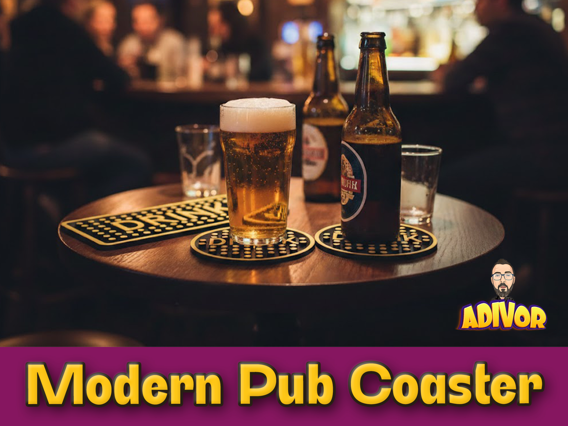 Modern Pub Coasters