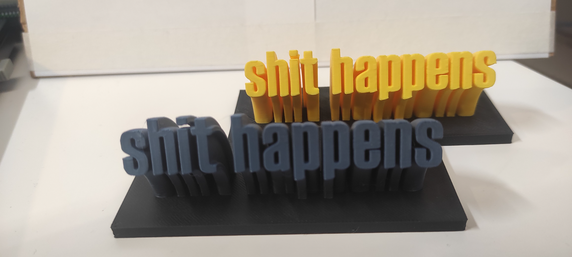 3D WRITE shit happens