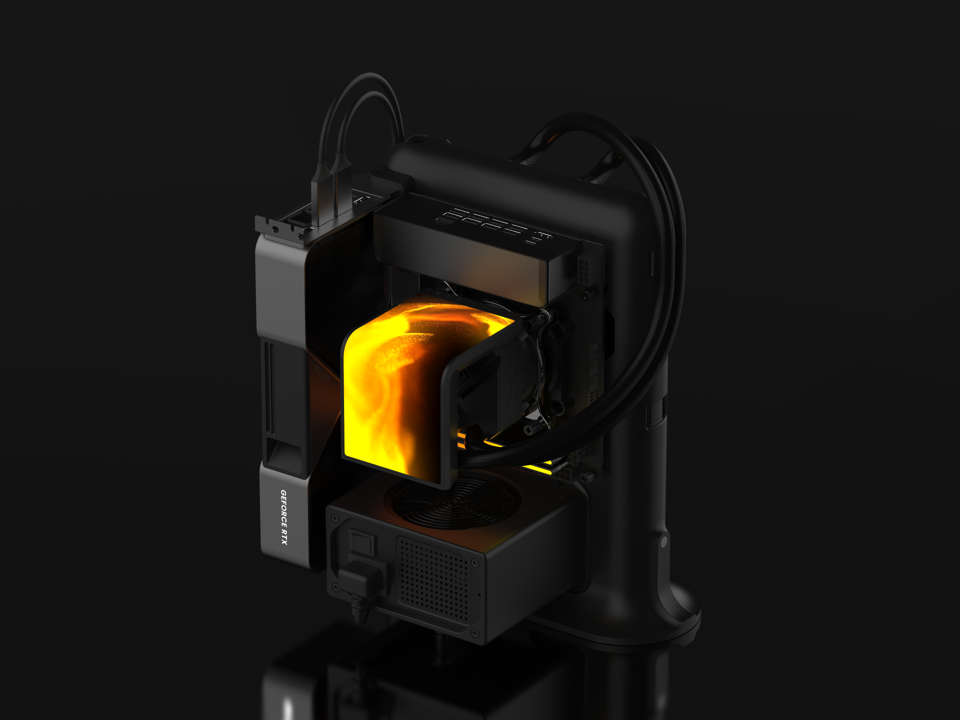 CC 003 Tryx - Open Air SFF PC Chassis