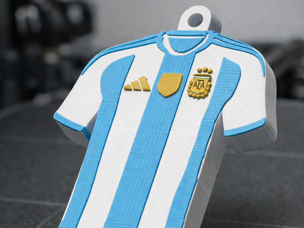 Llavero destapador camiseta Argentina Mundial 2026