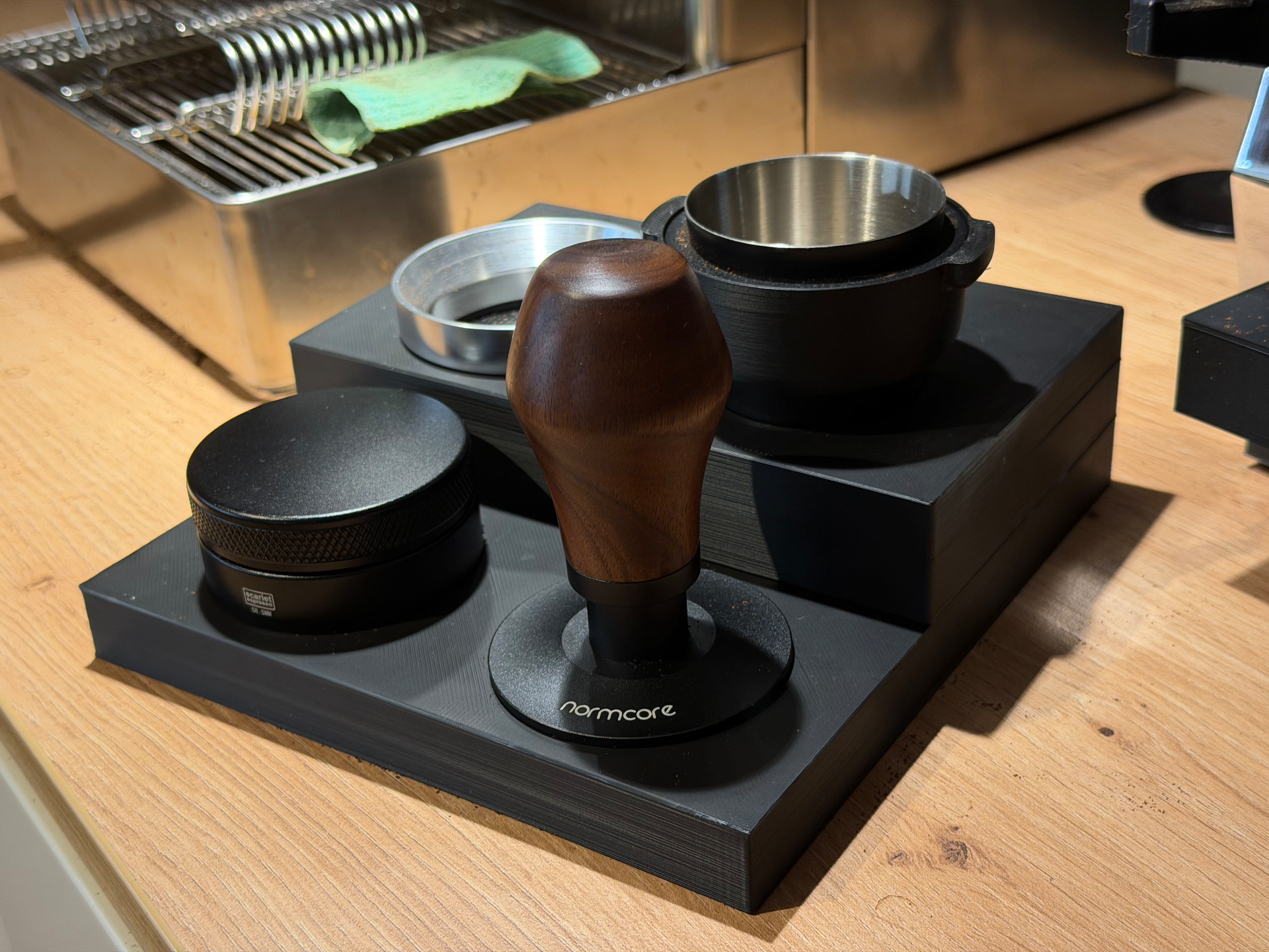 Espresso machine organizer