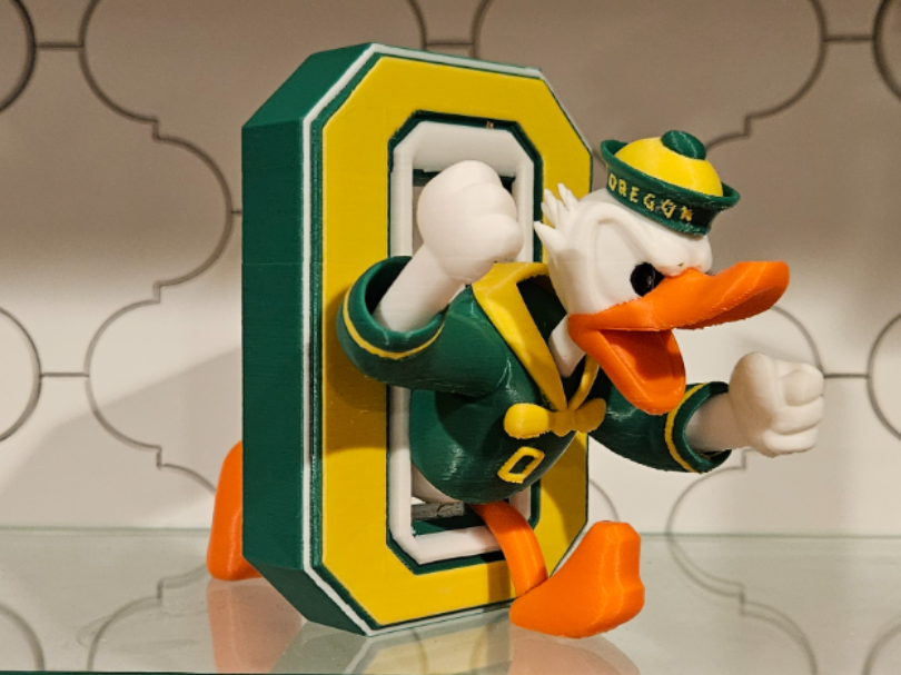 Oregon fighting duck