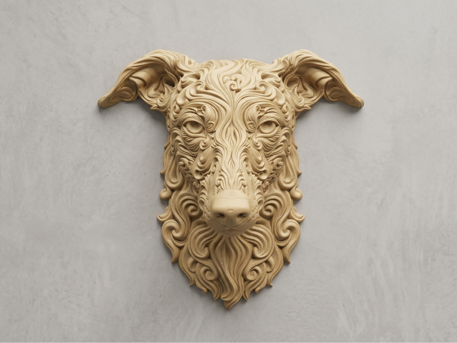 Whippet - Arte de pared