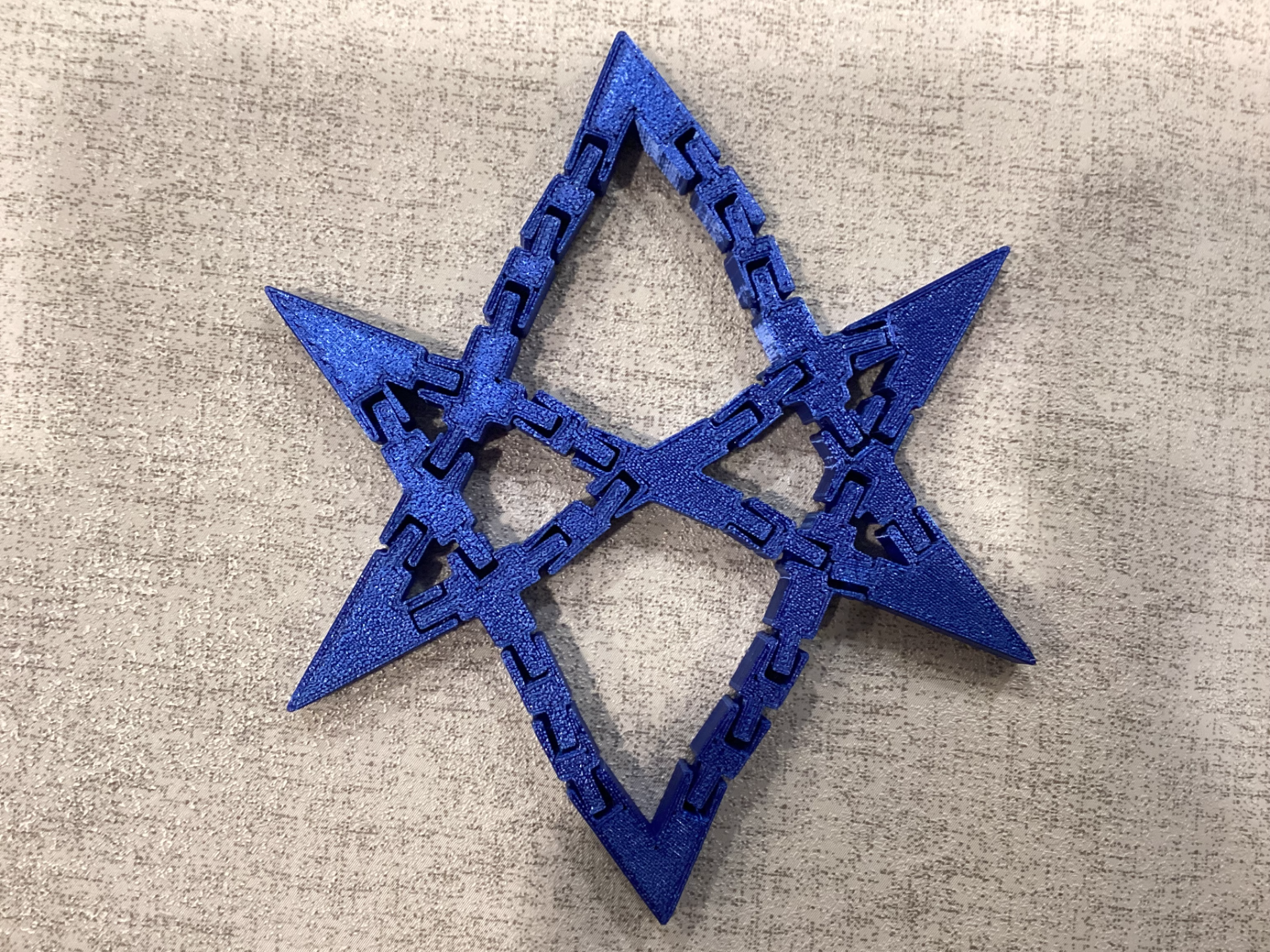 Cool Shaped Flexi Toy- Unicursal Hexagram