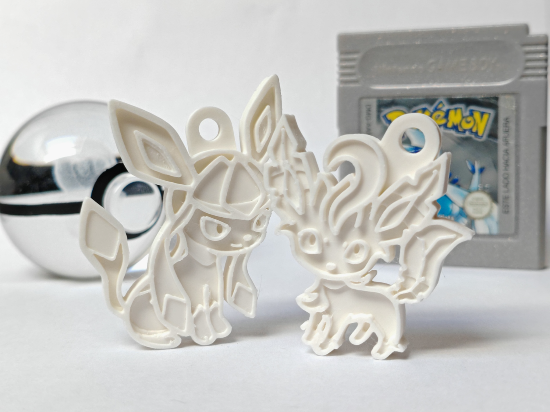 Pokemon Keychain (Leafeon, Glaceon)