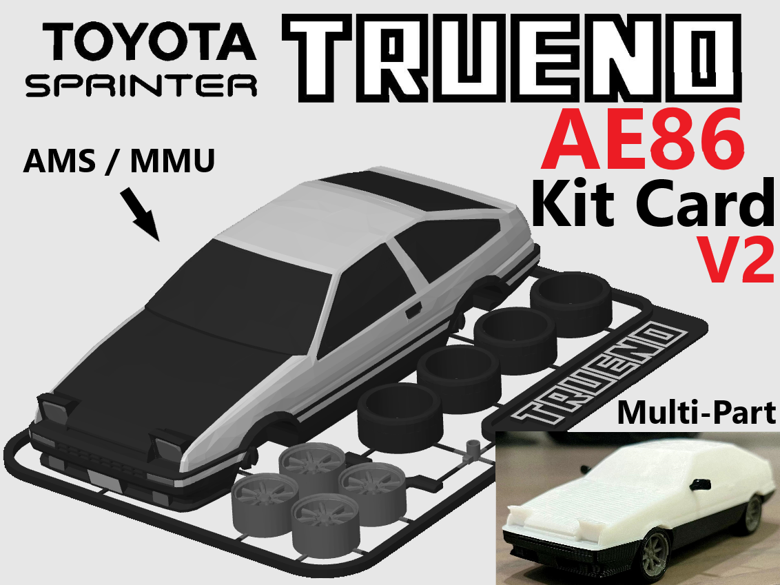 Toyota Sprinter Trueno Kit Card (Initial D)