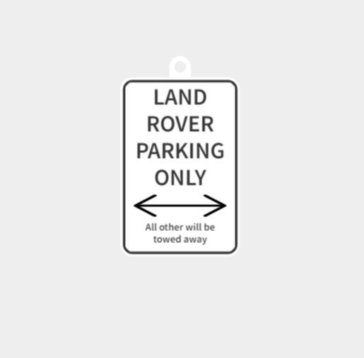LandRover sign