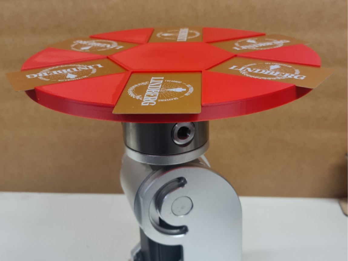Business card holder for rotary tool