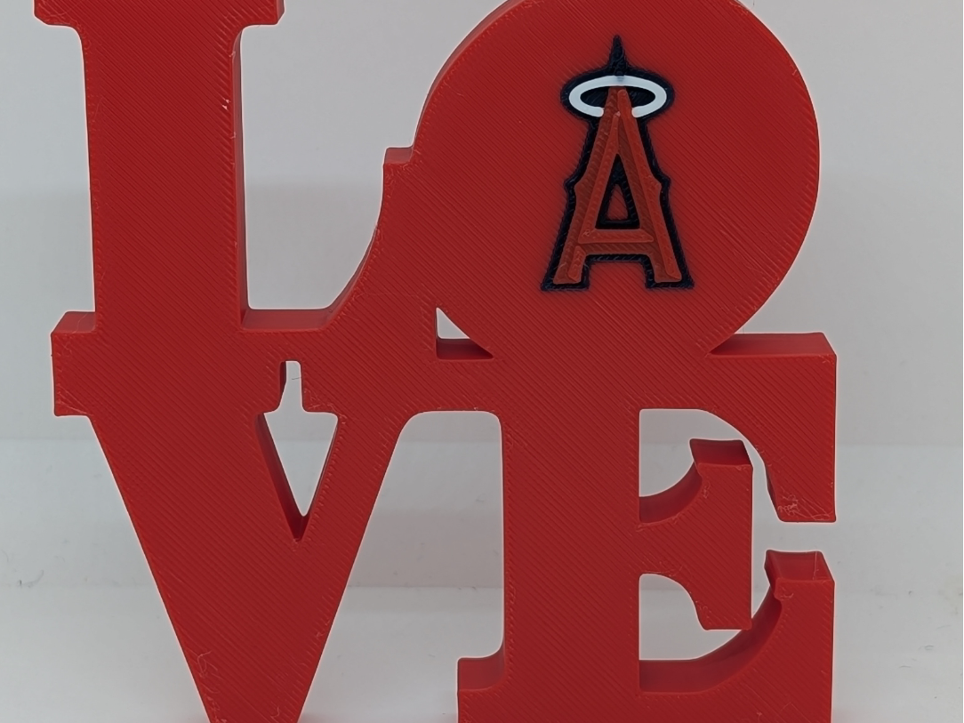 Anaheim Angels Love Park Sign for Mancave