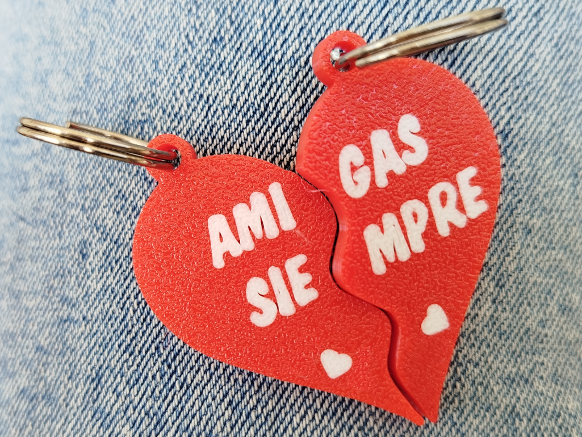 Llavero Amigas para siempre
