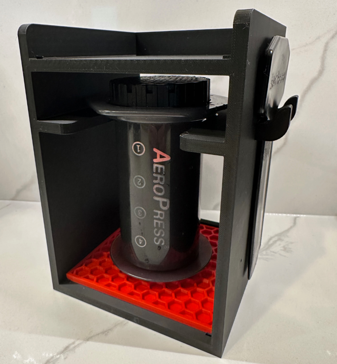 Minimalist Aeropress Shelf