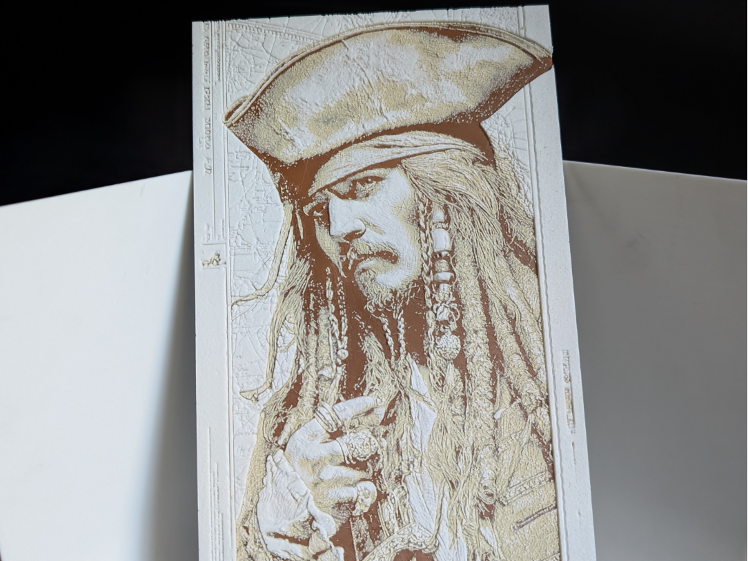 Hueforge Jack Sparrow