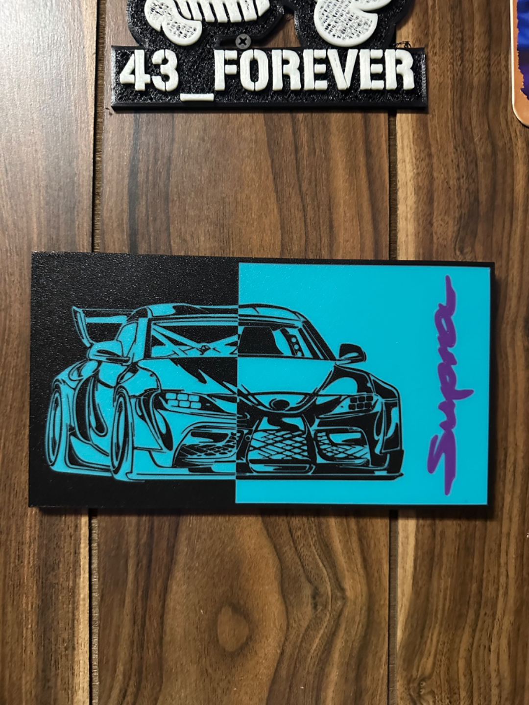 mk5 toyota supra lightbox/wall art