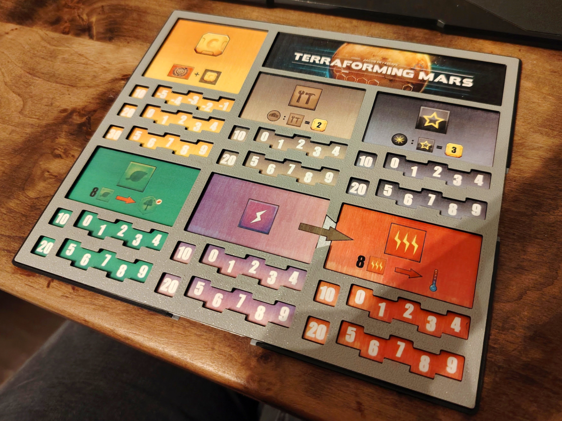 Terraforming Mars Custom Player Board