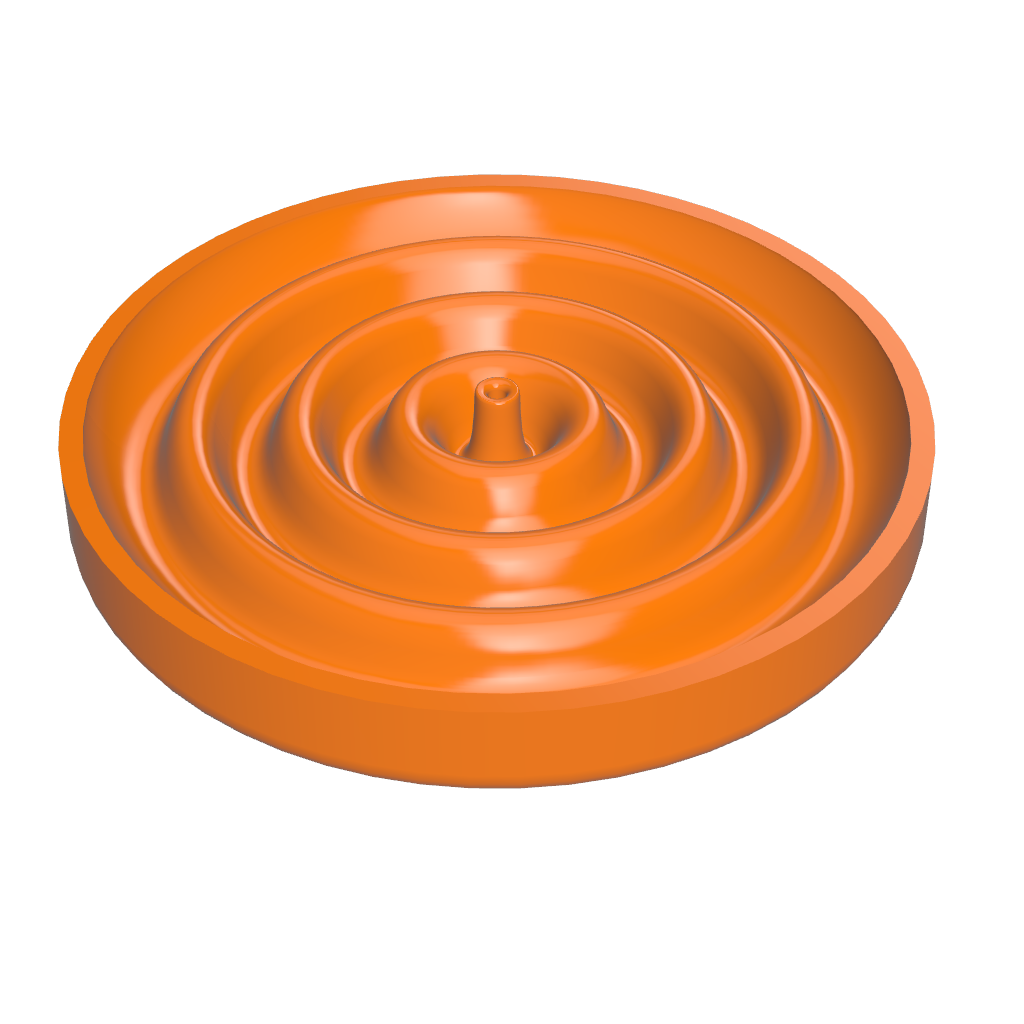 Incense stick holder (Waves 1)
