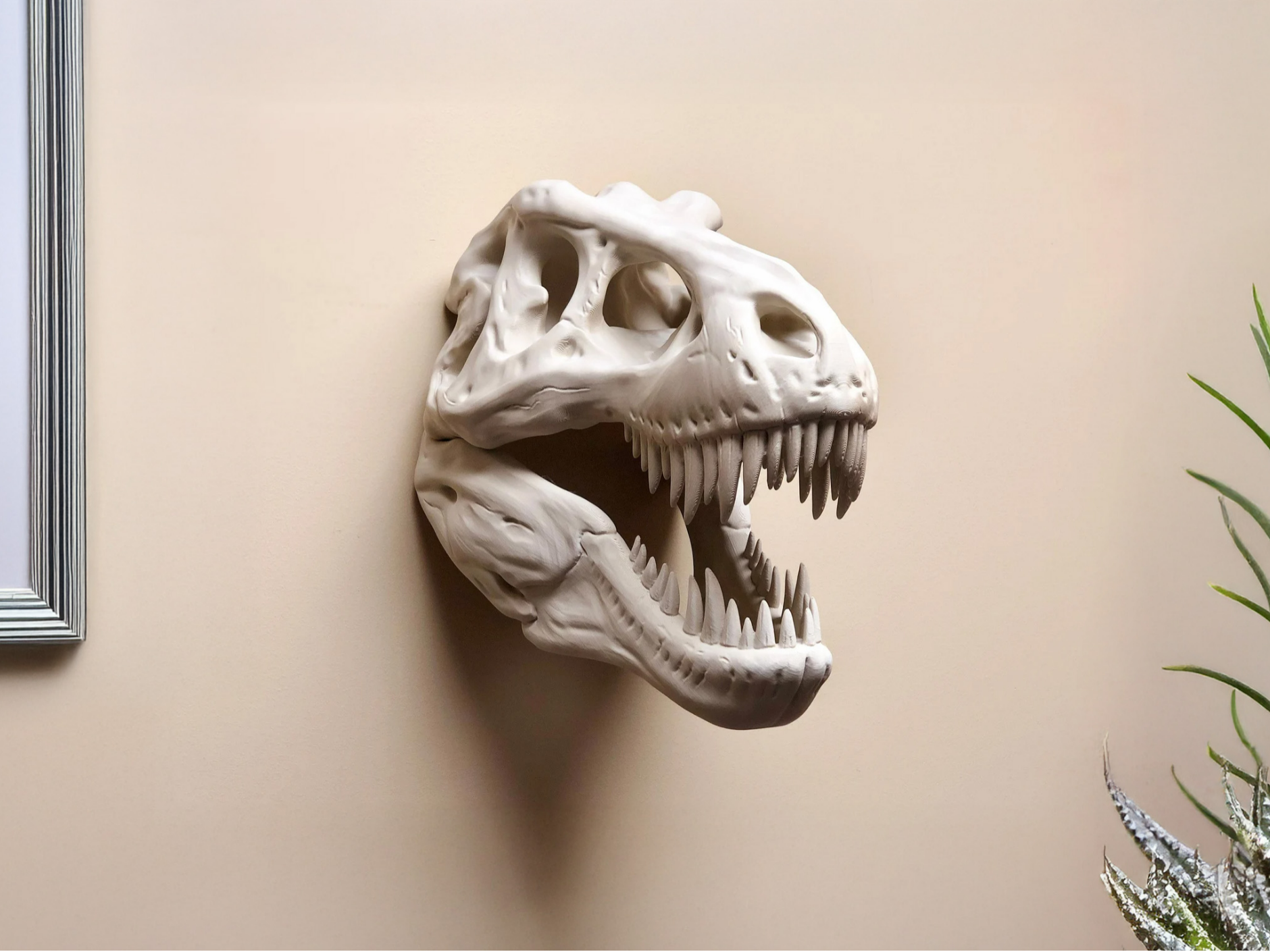 T-Rex Head Skull - Wall Art