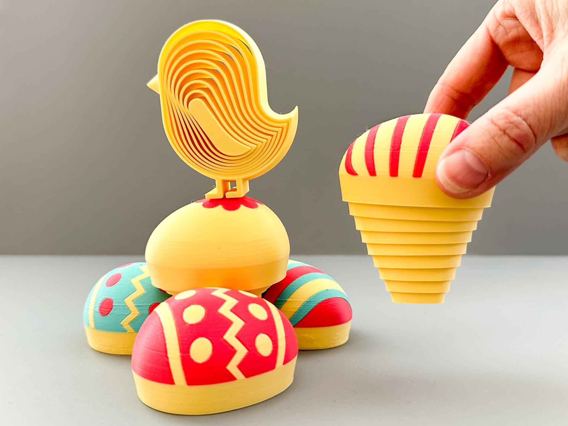 Baby Chick & Easter Egg Layered Fidgets