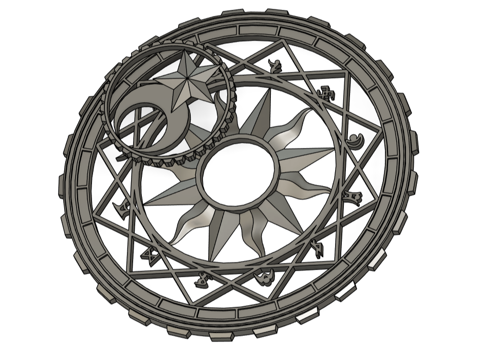 Sun and Moon Magic Circle Gear