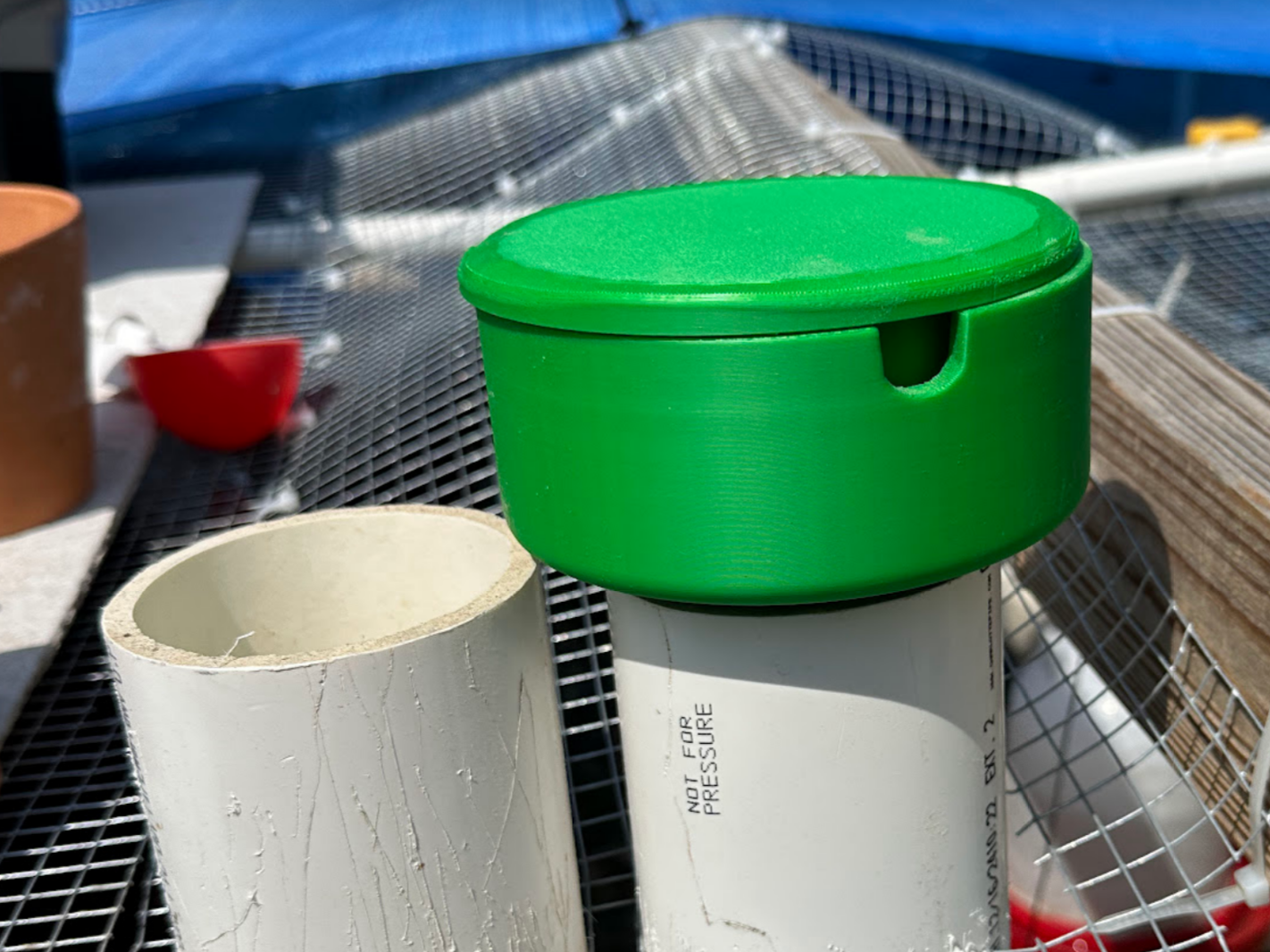 Funnel for 3 inch PVC Chicken Gravity Feeder