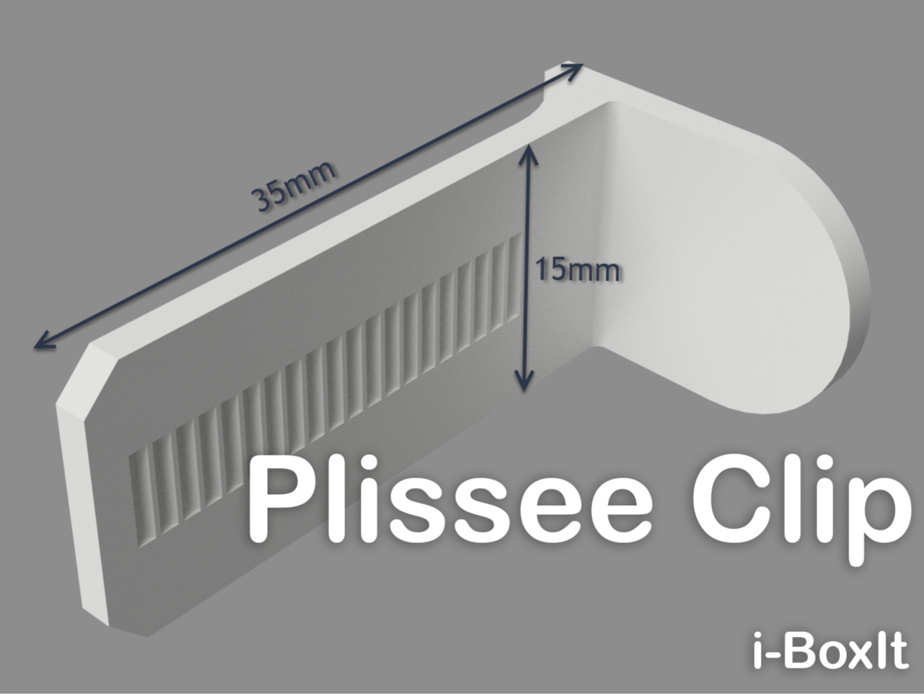 Plissee Clip für Sanfree Rollo - Ersatzteil