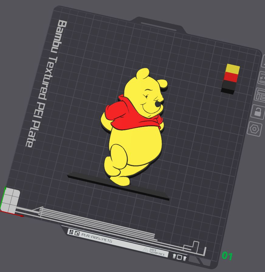 Winnie the Pooh Table Stand
