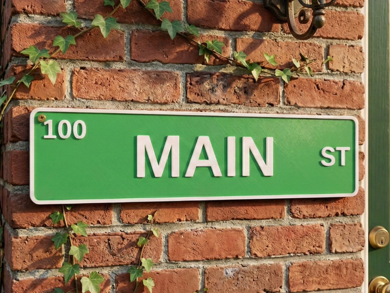 US‑Style Street Sign – Customizable Text