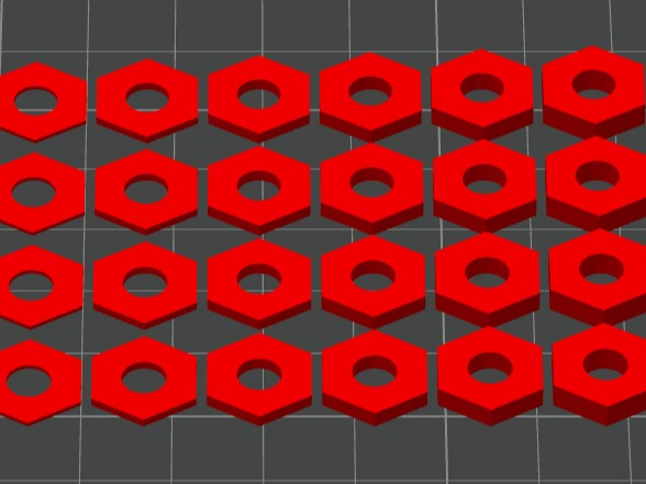 RC Car Wheel HEX Shims 0.5mm to 3mm