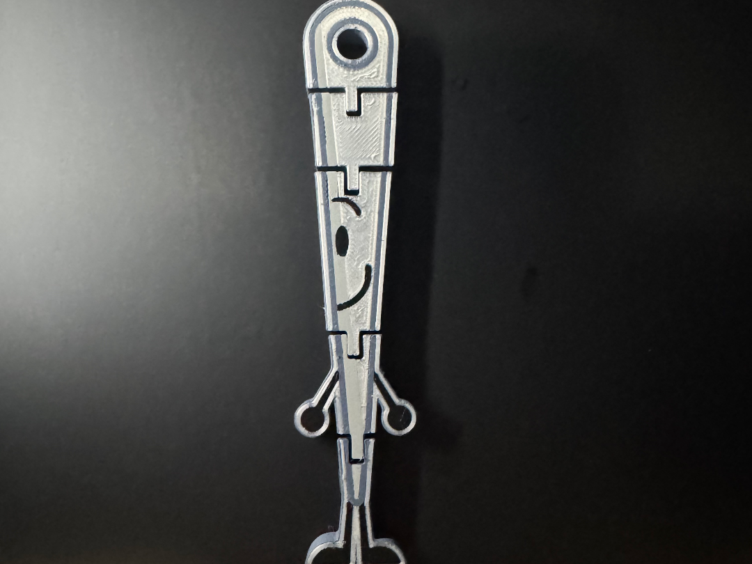 Needle BFDI Battle for Dream Island Flexi Keychain