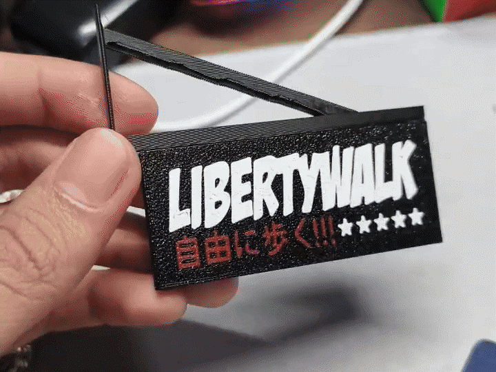 Liberty Walk Diorama Sign