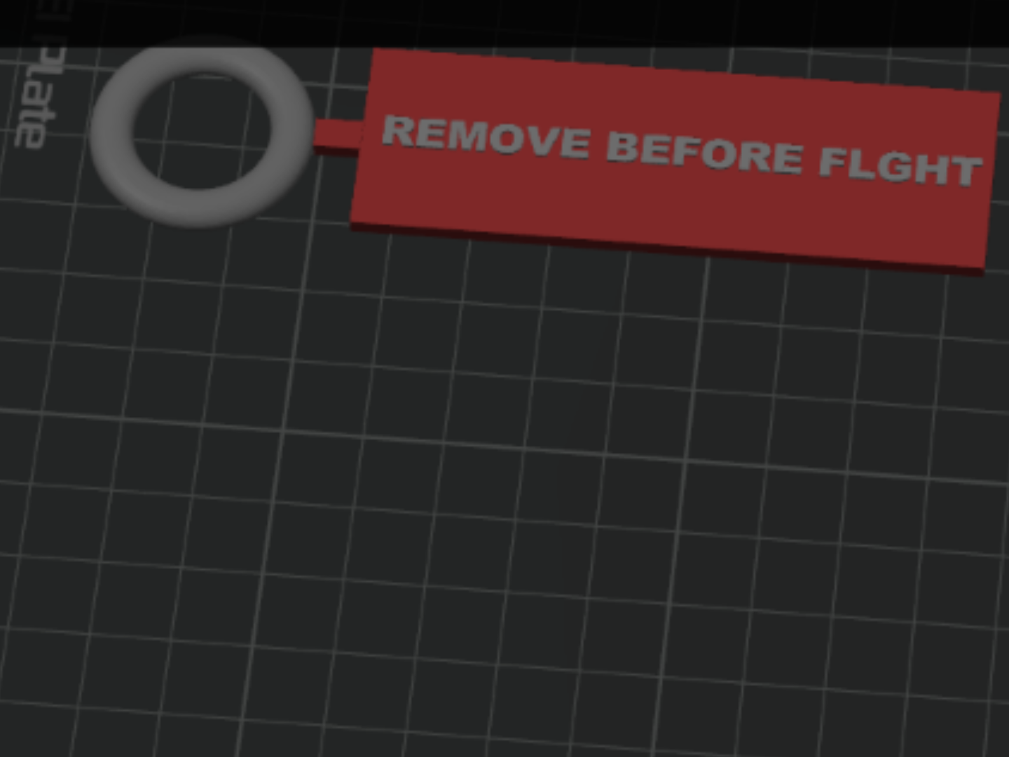 remove before flight tag