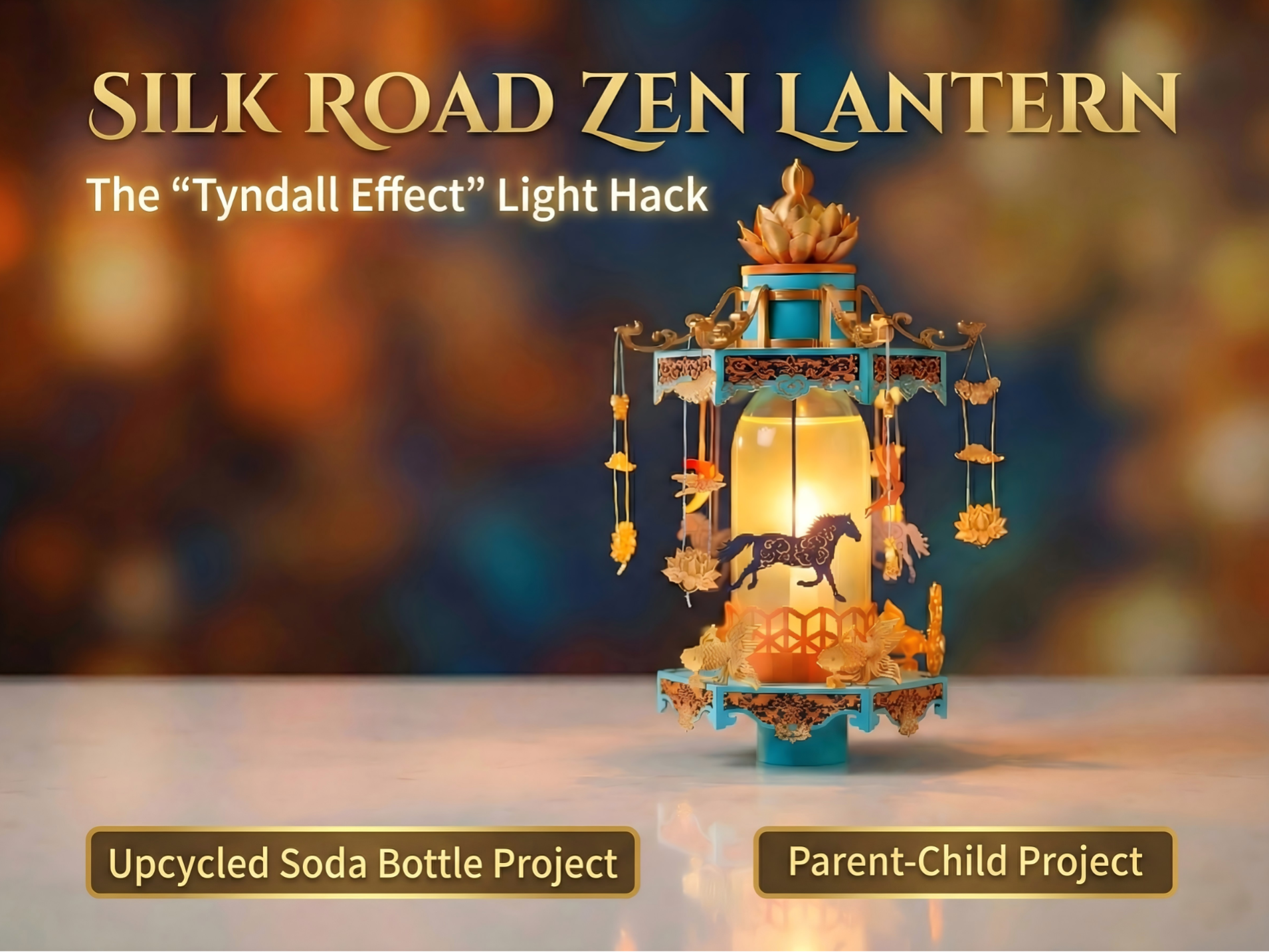 Silk Road Oriental Shadow Lamp ParentChild Project