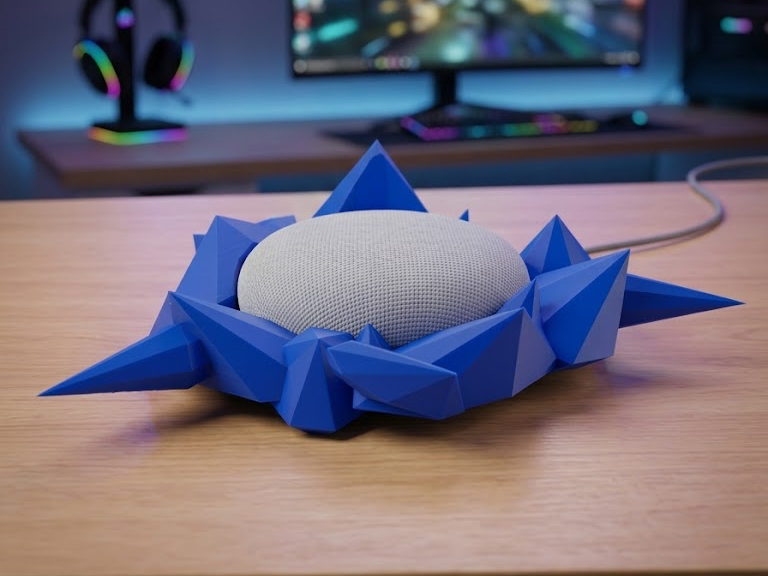 Google Home Mini Crystal Crown