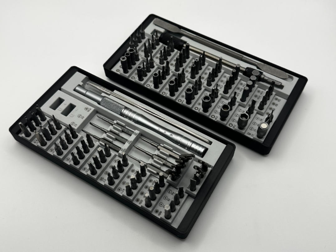 Gridfinity 2 x 4x2 Bithalter für VMAN Werkzeug Set