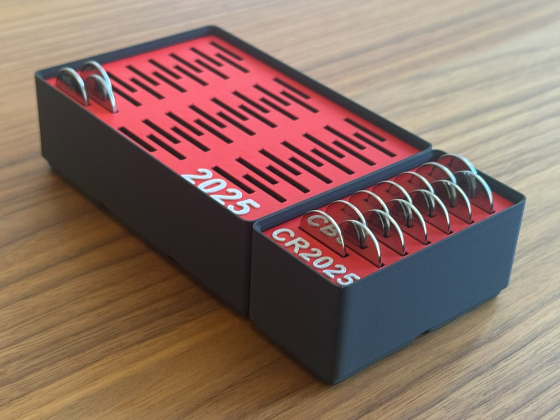 Gridfinity Bin CR2025 Battery Holder