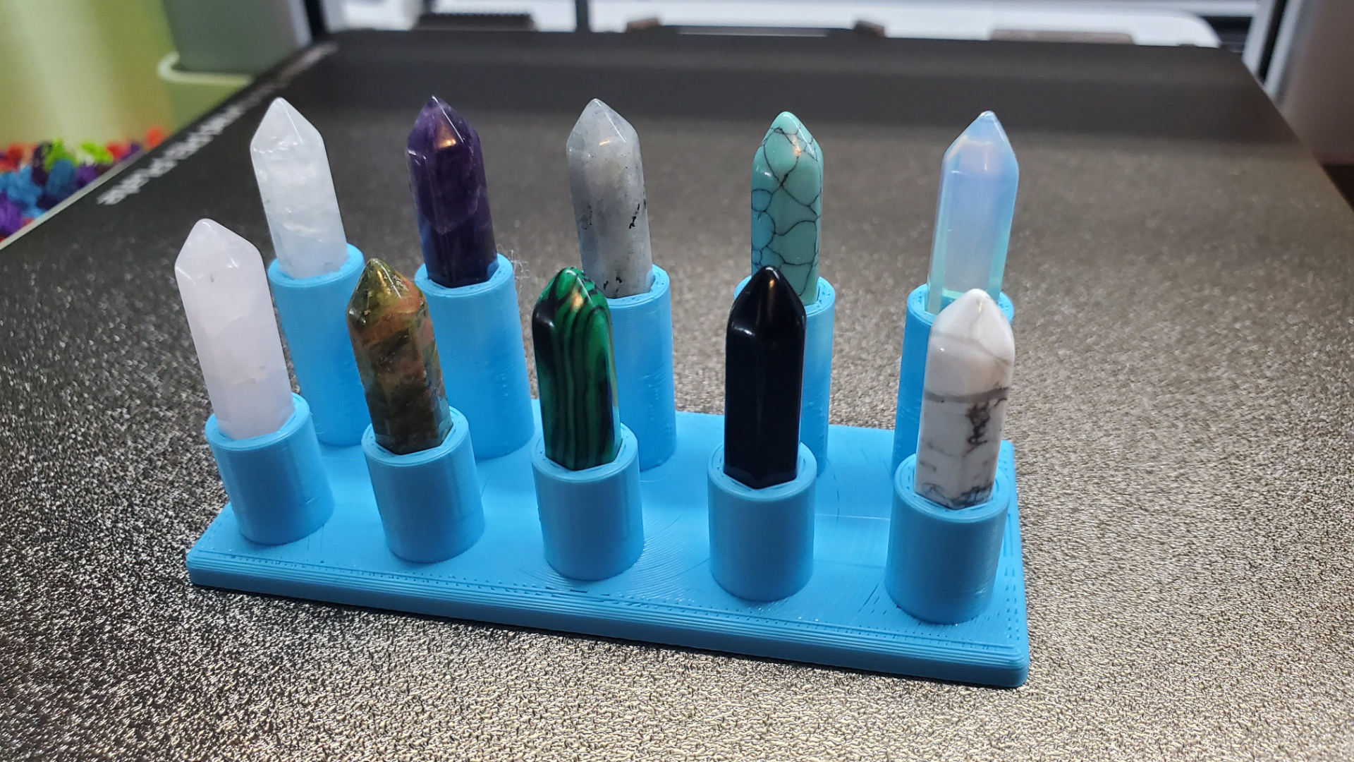 Healing crystal stand