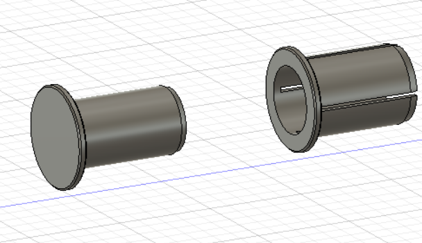 Ø 22mm x 30mm Steckverbinder