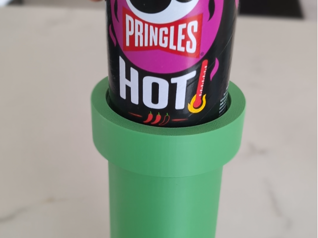Piranha Plant Pringles Tube
