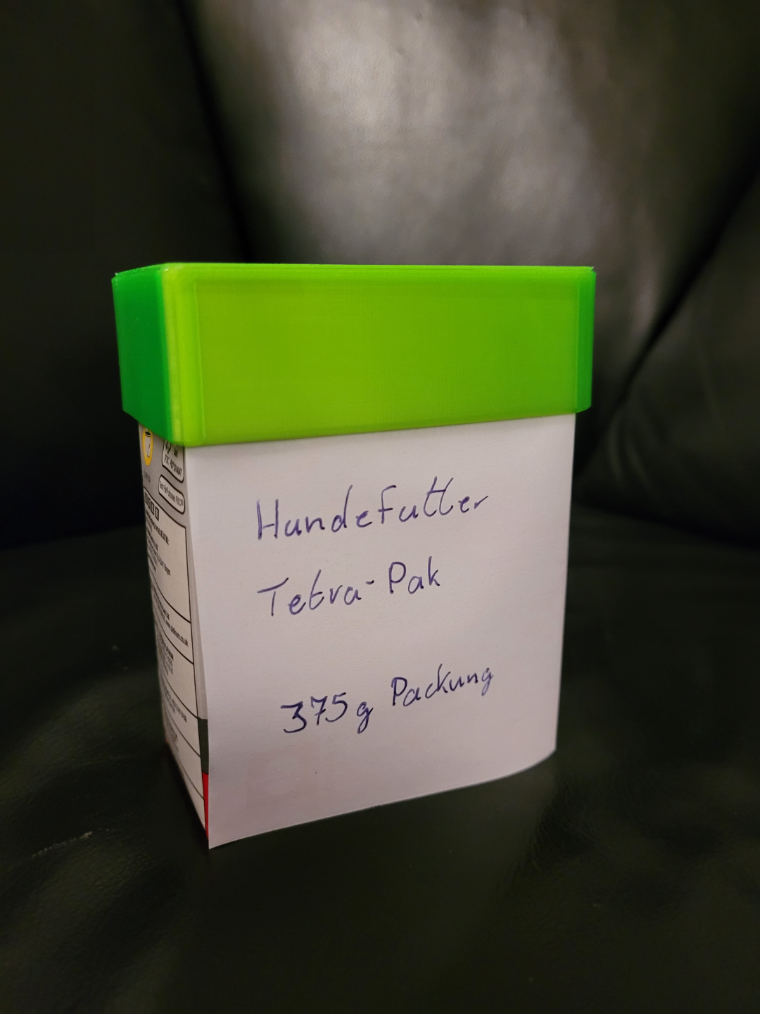 Abdeckung Tetrapak 375g Hundefutter