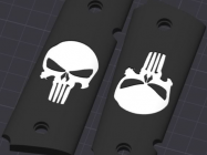 punisher grips for 1911