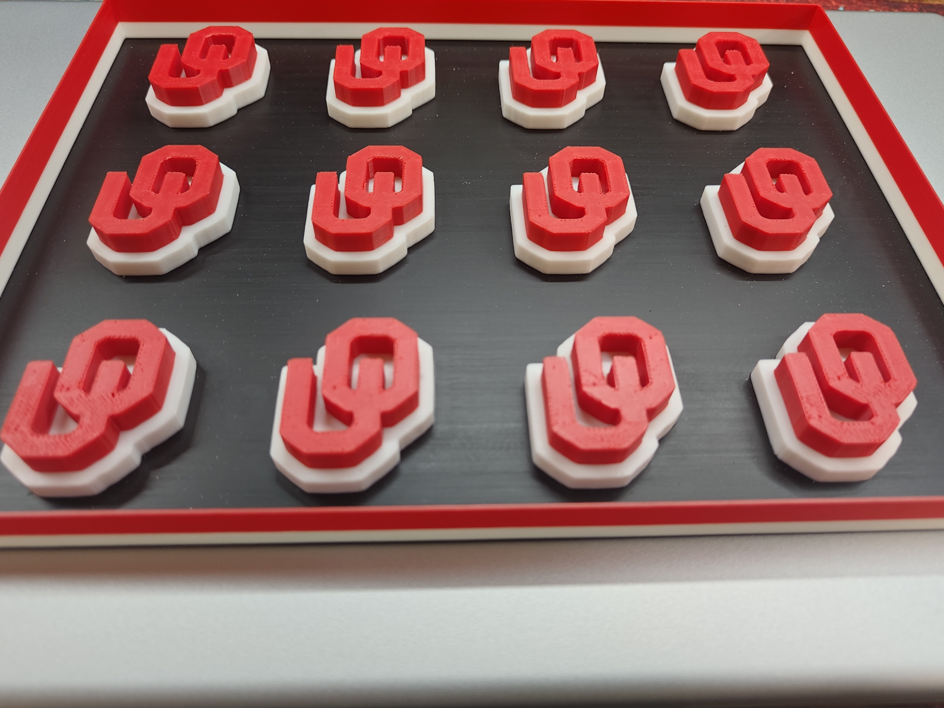 OU Logo Candle Mold Master for Silicone Casting