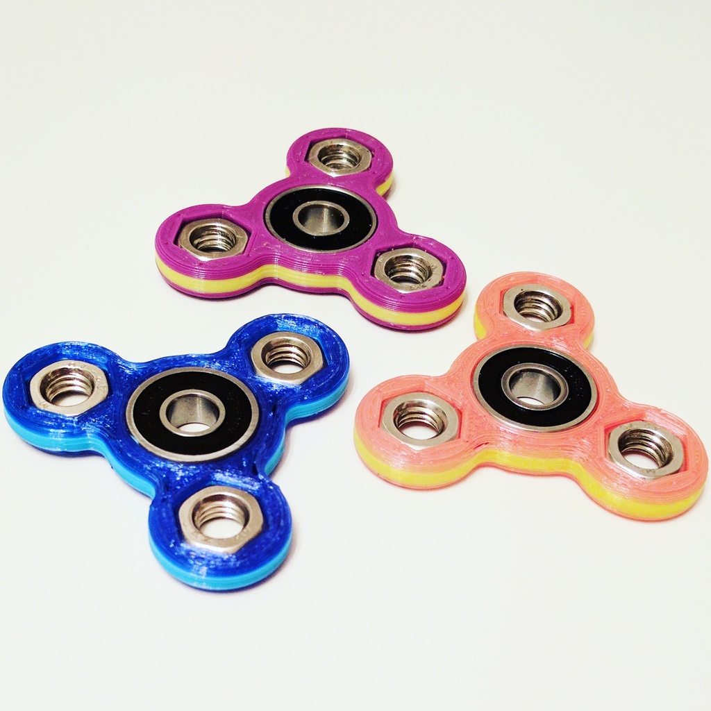 Small M8 Hex Nut Fidget Spinner