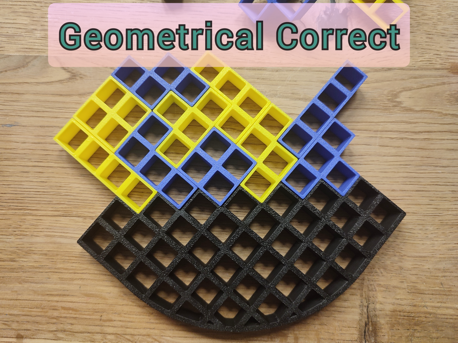 Tetra Tower Balance Game - Geometrical Correct