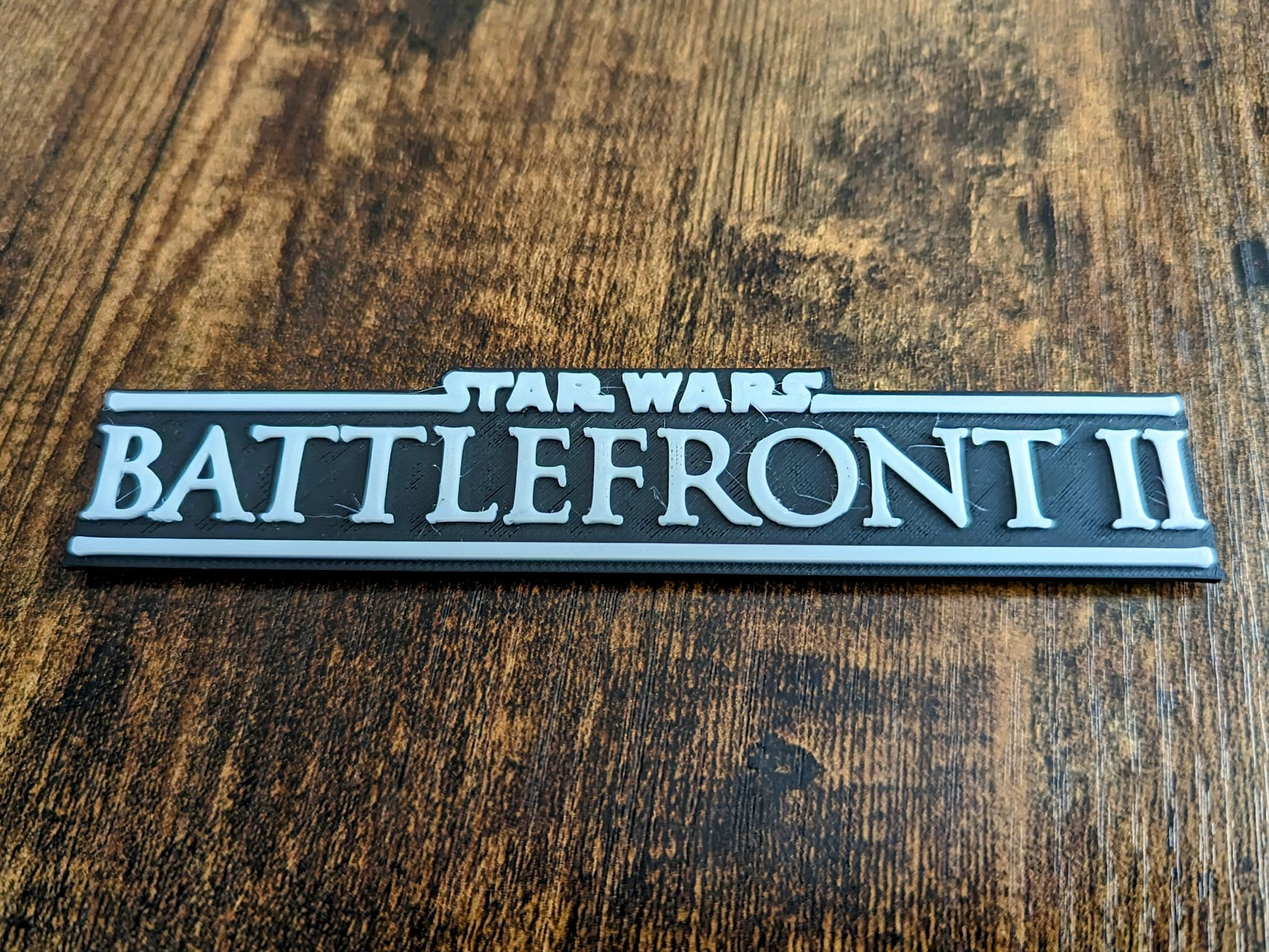 Star Wars Battlefront II 3D Logo